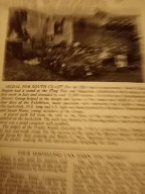 Bbn1 Ephemera 1960s youth hostel yha article South Coast stand Eling fair 