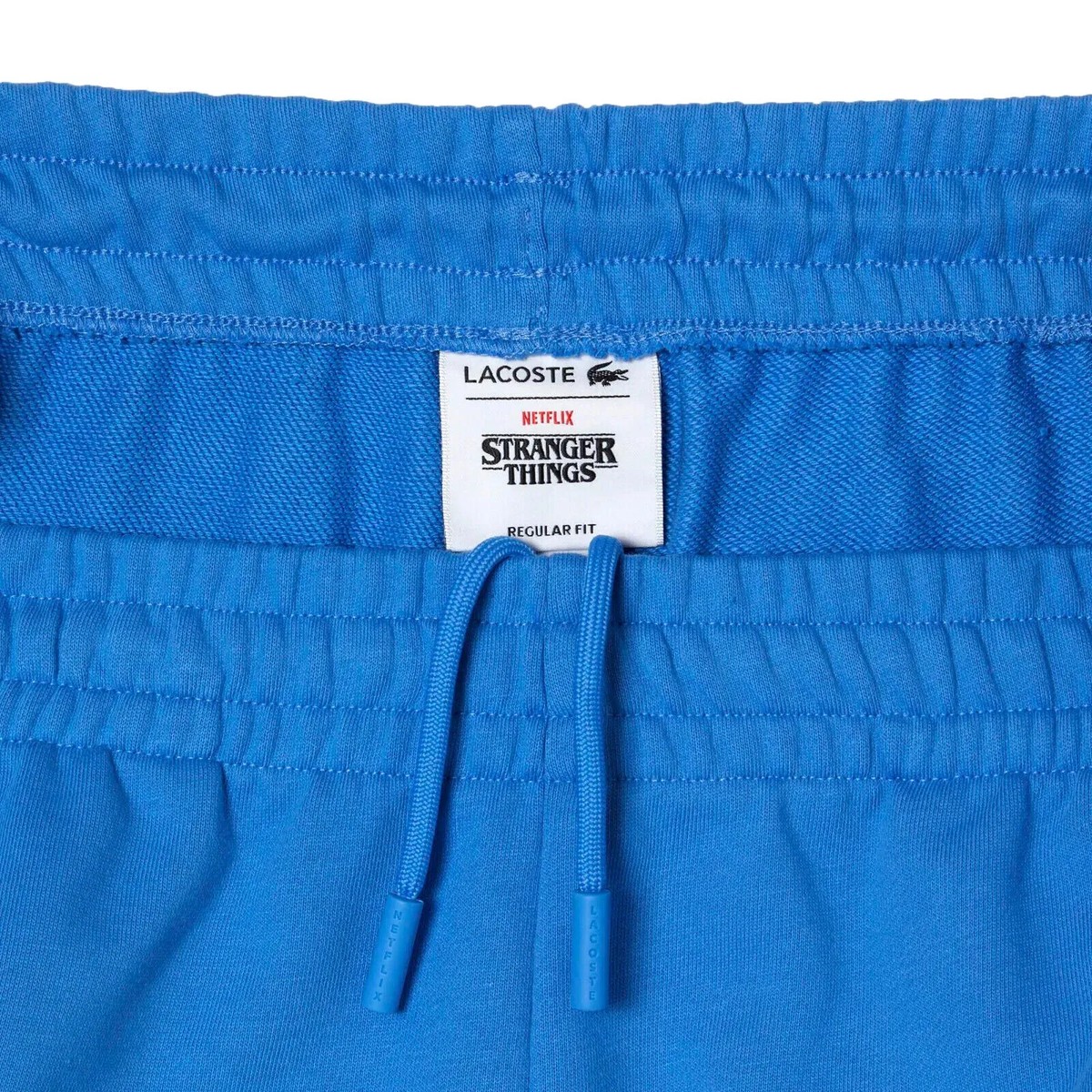 Lacoste x Netflix Stranger Things Joggers Tracksuit Bottoms Blue