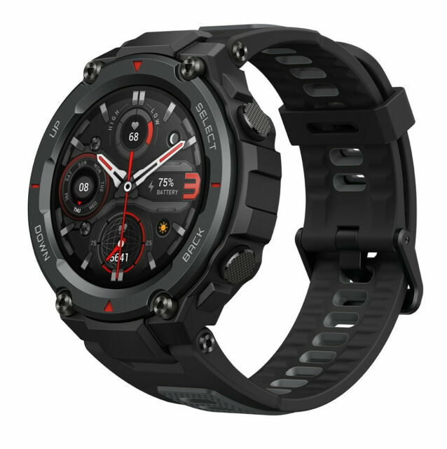 Amazfit T-Rex Pro Orologio Intelligente 47,7mm Cassa in Policarbonato con  Cinturino in Gomma Siliconica - Meteorite Black (W2013OV1N) | Acquisti  Online su eBay