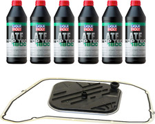 Auto Trans Service Kit: 6L ATF + Filter + Gasket Compatible with AUDI 8 Speed Zf