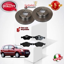KIT 4 PASTIGLIE E 2 DISCHI ANTERIORI FORD FUSION 1.3 75CV DAL 2004 ->