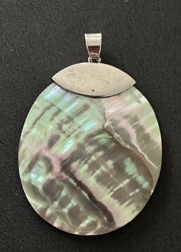 Tocara Sterling Silver Abalone Shell Pendant Larg… - image 2