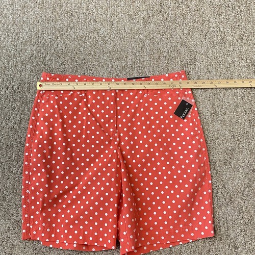 Kim Rogers Stretch Damen 16 Walking Bermuda Shorts Chino Polka Dots koralle pink - Bild 8 von 10