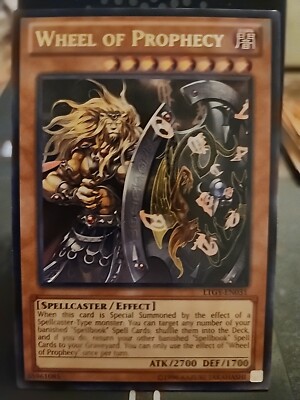 Wheel of Prophecy - Rare Foil - Yugioh Dark Monster - Vintage