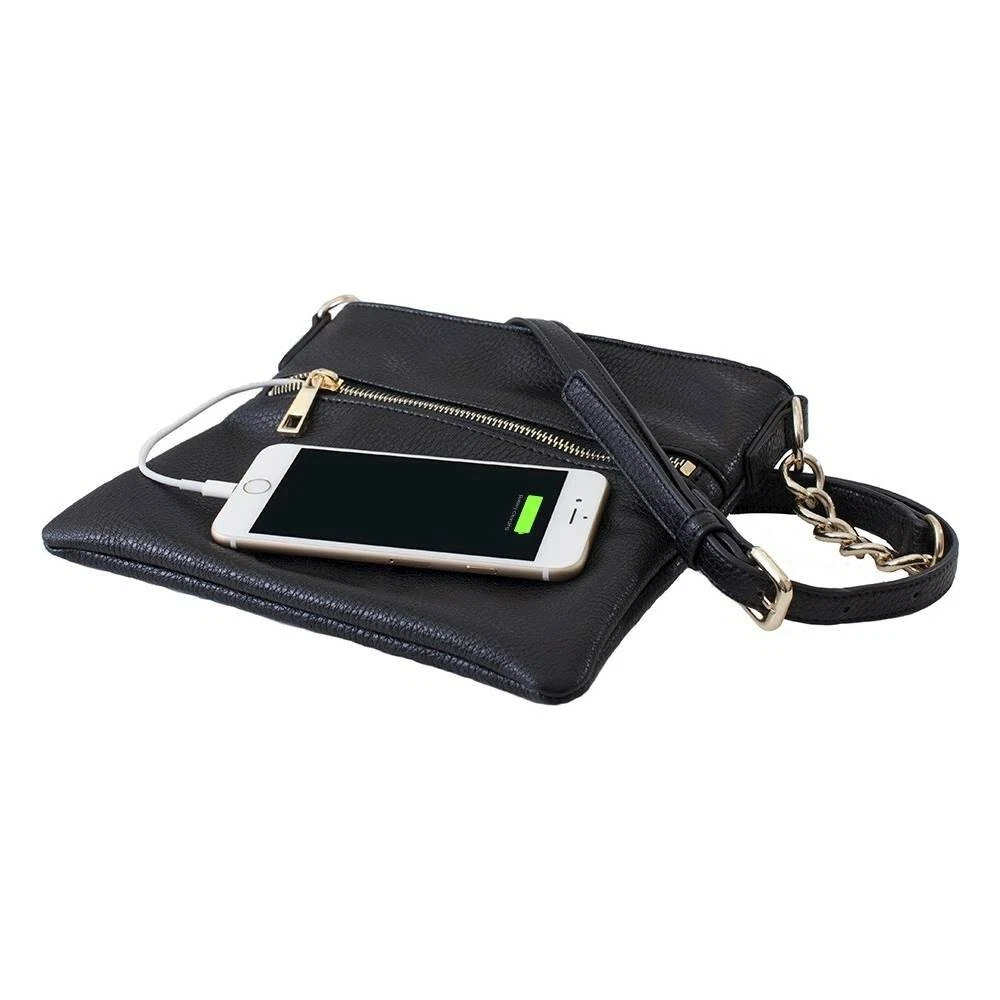Crossbody charging purse clearance