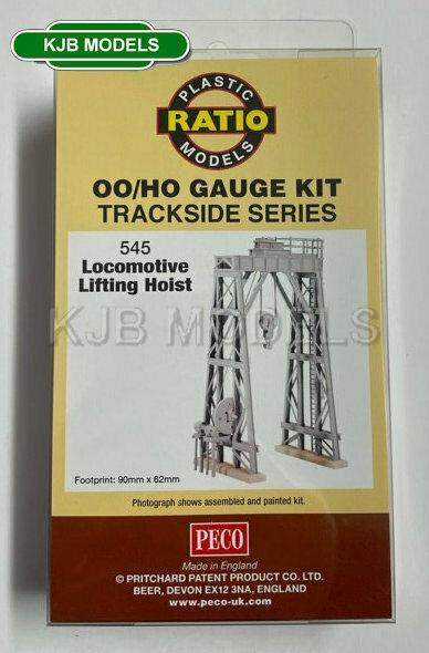 Ratio 545 Loco Lifting Hoist For Service Depot - Plastic Kit OO Gauge