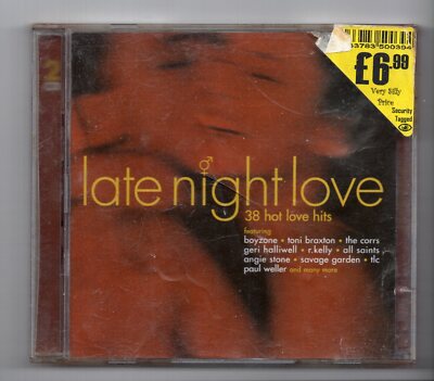 (KC829) Late Night Love, 38 tracks various artists - 2000 double CD