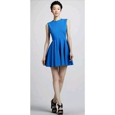 Diane Von Furstenberg Jeannie Sleeveless Crewneck Fit & Flare Skater Dress 4