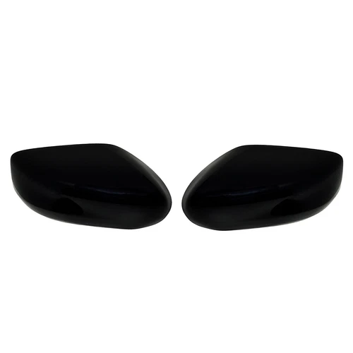 Gloss Black Side Wind Mirror Cover Cap Replacement For 2013 -2018 Nissan Altima
