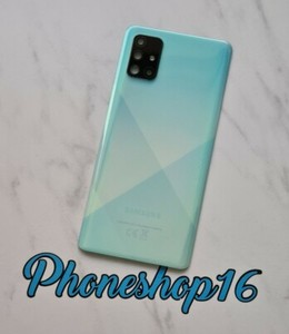 Original Samsung Galaxy A71 SM-A715F Akkudeckel Deckel Backcover Crush Blau B