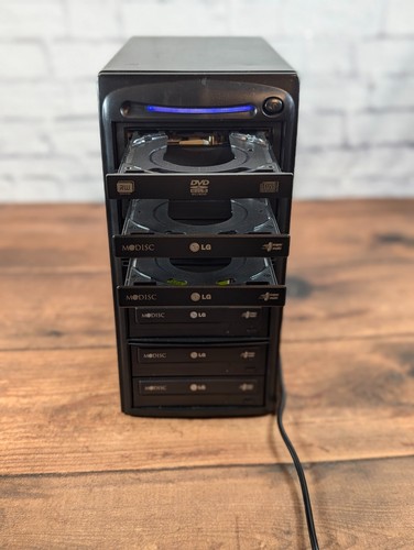 LG Pro Duplicator 1 TO 5CD DVD Burner Duplication Tower - Tested and Working - 第 3/8 張圖片