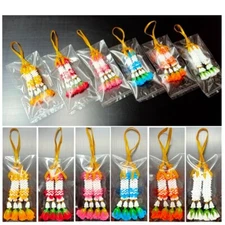 Thai Hanging Jasmine Garland Plastic Flower Worship God Buddhis Malai Handmade