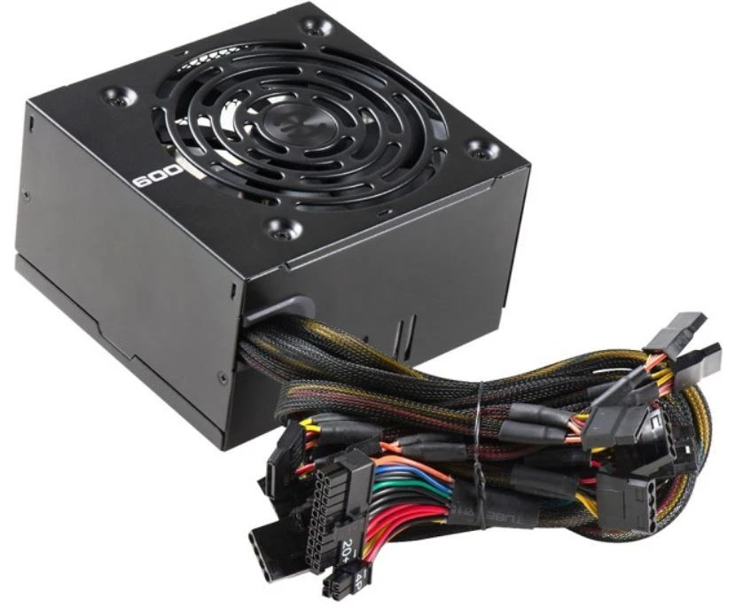 New! EVGA - 80 PLUS 600W ATX 12V/EPS 12V Power Supply - Black - 600 watt - Image 3 of 4