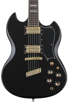 Guild Polara Kim Thayil Signature Electric Guitar - Black