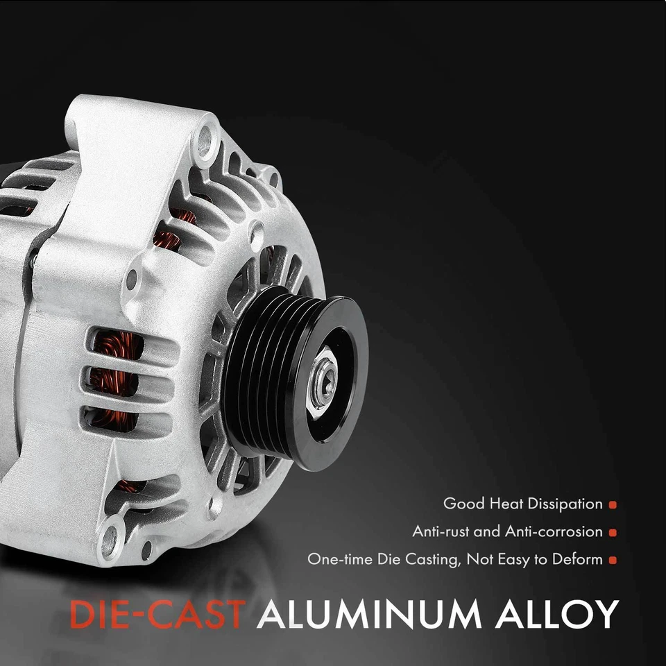 Alternador para Chevrolet Blazer 1998-2000 GMC Jimmy 105A 12V CW polea de 6 ranuras Foto 4 de 4