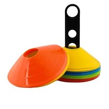 24 Cinesini per Allenamento Calcio, 23 X 13,5 Cm, Coni Allenamento Calcio, Coni 744759849236