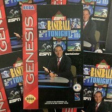 ESPN Baseball Tonight SEGA Genesis Instruction Manual Only