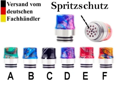 DripTip 810er Mundstück Verdampfer e-zigarette Resin Drip Tip 810 Edel Exklusiv