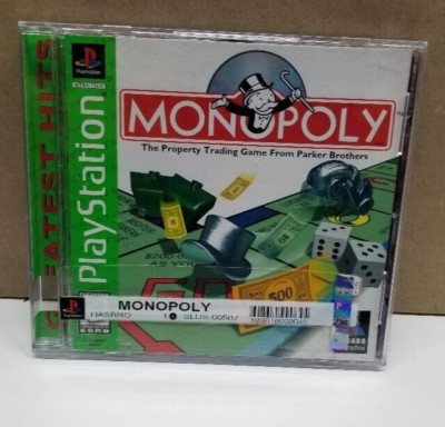 Monopoly (Sony PlayStation 1, 1998) PS1 CIB Complete!!!