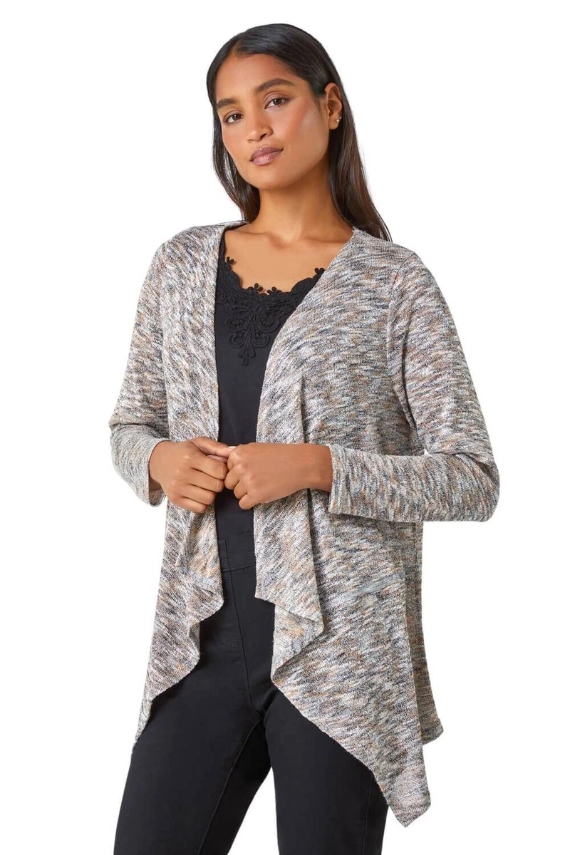 Cardigan with shop lace trim