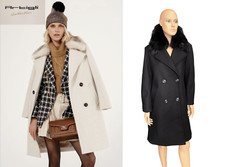 CAPPOTTO DOPPIOPETTO con PELLICCIA "ARTIGLI" Nuova Collezione-A.I.SALE-SALDI-30%