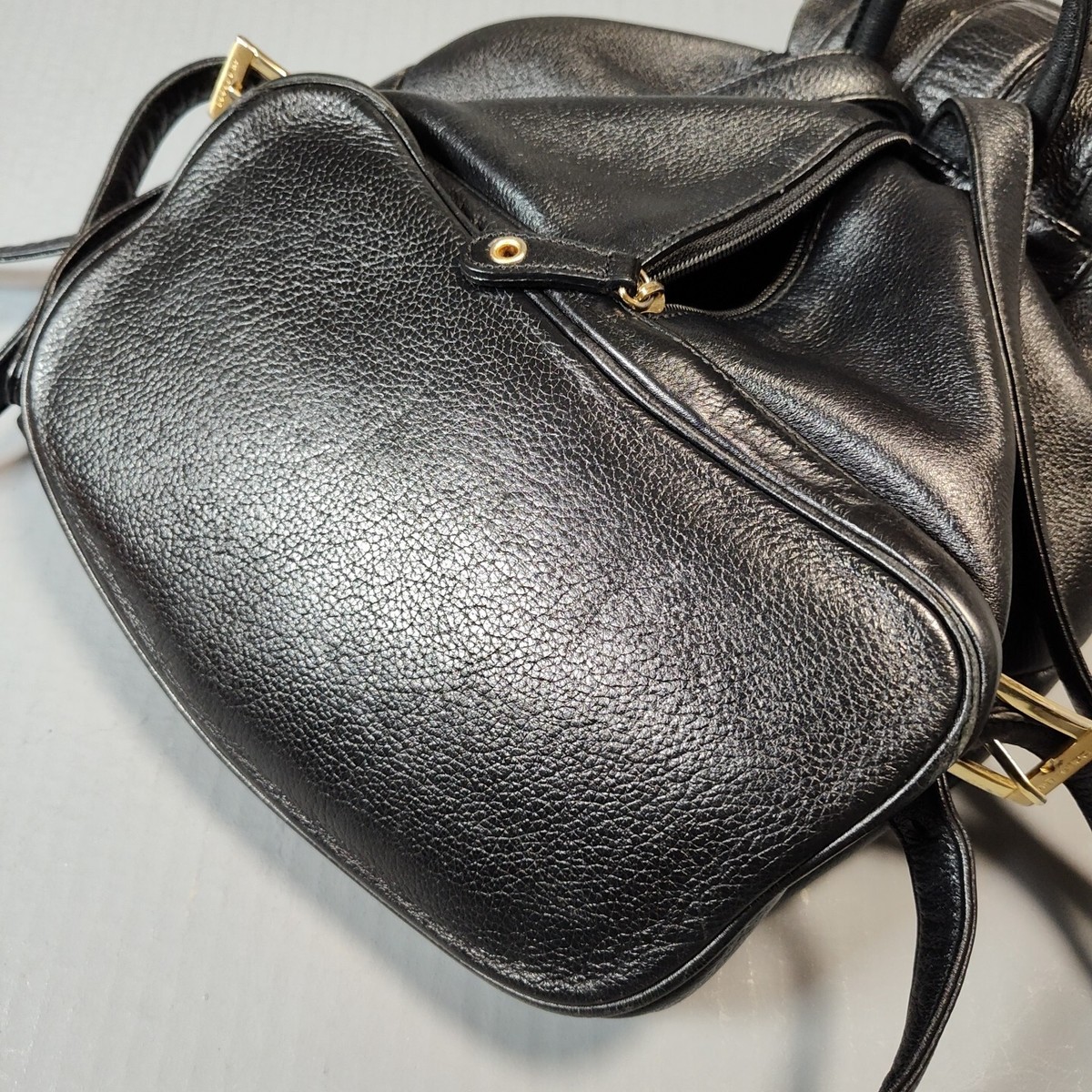 Double-M Milano - Women Black Leather Adjustable Strap Outer 