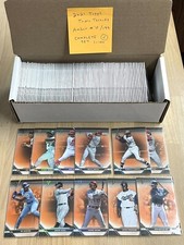 2021 Topps Triple Threads #’d /199 Amber COMPLETE Set 1-100 - Ohtani, RCs, HOF++