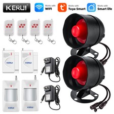KERUI Loudly Speaker Siren Alarm System 120dB WIFI Tuya Home Security Alarm USA