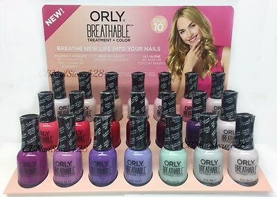 Orly BREATHABLE Treatment + Color Nail Lacquer - Pick Any Color