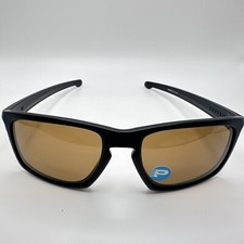 Oakley Sliver OO9262-08 Black Square Brown Iridium 57 Polarized Sunglasses