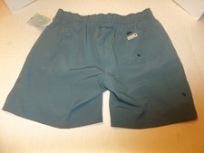 NWOT Mens Size Med Trunks Surf  Swim Shorts Multi Purpose 6.5" Inseam Blue