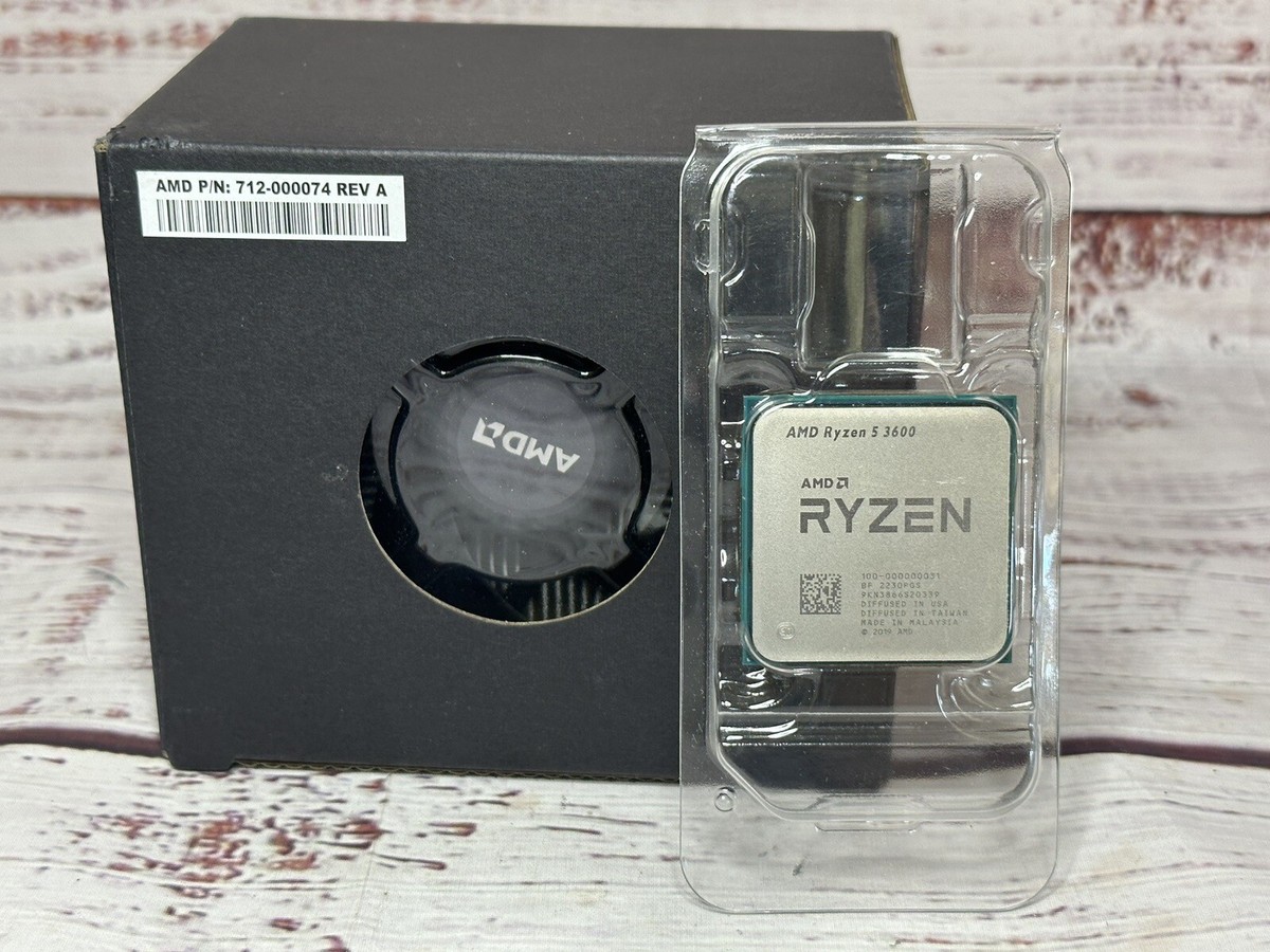 AMD Ryzen 5 3600 Processor (3.6GHz, 6 Cores, Socket AM4) with