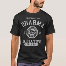 DHARMA Initiative 1977 TV Show LOST printed cotton t-shirt, Unisex tee