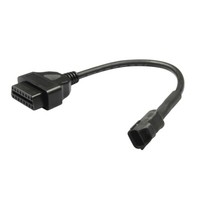 OBD Adapter 3 Pin Motorrad Diagnose FüR Kymco 16 Pin Auf 3 Pin OBD2 #B119
