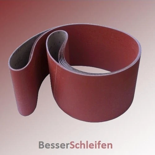 BESSERSCHLEIFEN 5 Schleifbänder Schleifband 100x1220 mm Körnung P80 für Metallkraft, Holzmann