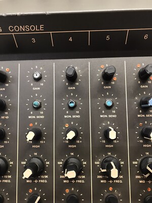 1 Single Vtg Peavey MD-II 8x2 Mixer Board Tested Working (See