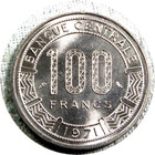 elf Gabon 100 Francs 1971  Giant Eland — photo 2