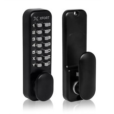 XFORT Mechanical Digital Lock – Keyless Combination, Left & Right Handed - Black