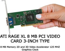 8MB Graphics Card VGA PCI 32Bit for Server Industrial Computer Multi-Display XL