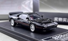 HM 1:64 Scale Black 288 GTO Racing Sports Classic Model Diecast Metal Car