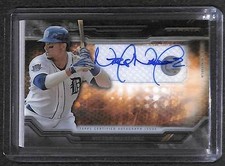 2015 Topps Strata Clearly Authentic Auto Relic #CAAR-VM Victor Martinez