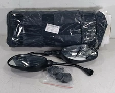 1 NEW SET MOTOPARTY M10 REAR VIEW SIDE MIRRORS L/R NIB ***MAKE OFFER***