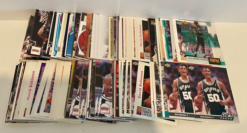 (202) Topps Panini UD Fleer David Robinson San Antonio Spurs Trading Card LOT