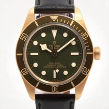 Tudor Black bay Fifty Eight 79018V YG External SS x external leather AT Green-Fa