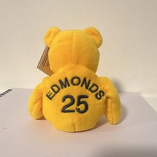 Salvino's Bamm Beano's 25 Jim Edmonds 1998 MLB plush Beanie Baby w/ Tags New