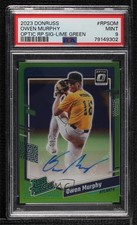 2023 Panini Donruss Lime Green Prizm 12/50 Owen Murphy PSA 9 MINT Auto 0q21