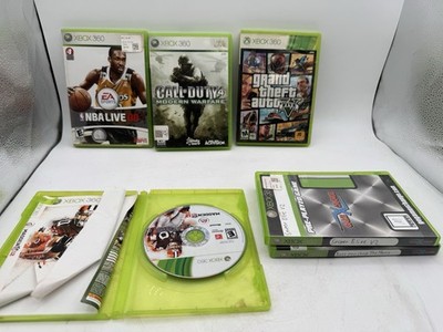 Xbox 360 Game Lot GTA V COD 4 NBA Live 08 Madden 12 Sniper Elite Hunt Untest