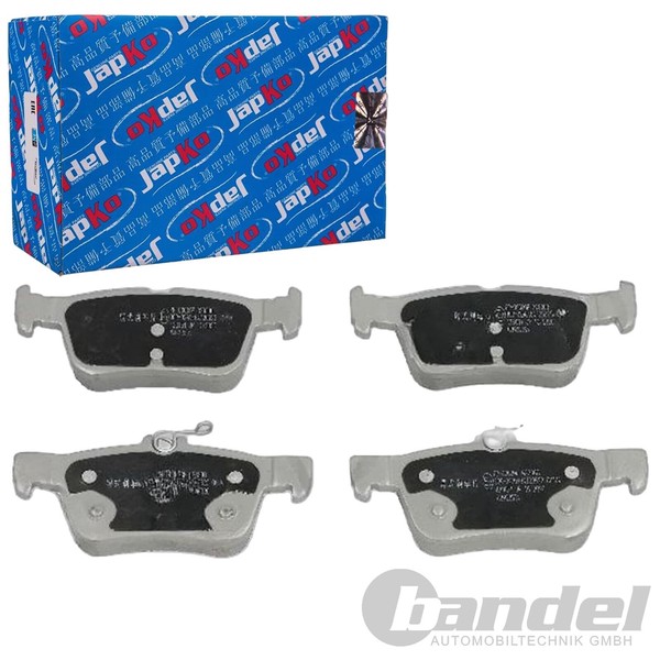 Japko BremsbelÄGe Satz Hinterachse Passend FÜR Ford Galaxy Kuga Mondeo S-MAX-image