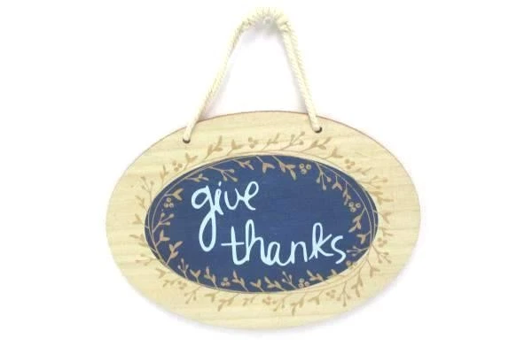 Lot of 3 Novelty Hanging Signs: Tiki Time, Give Thanks, Dorm Sweet Dorm - Image 3 of 4