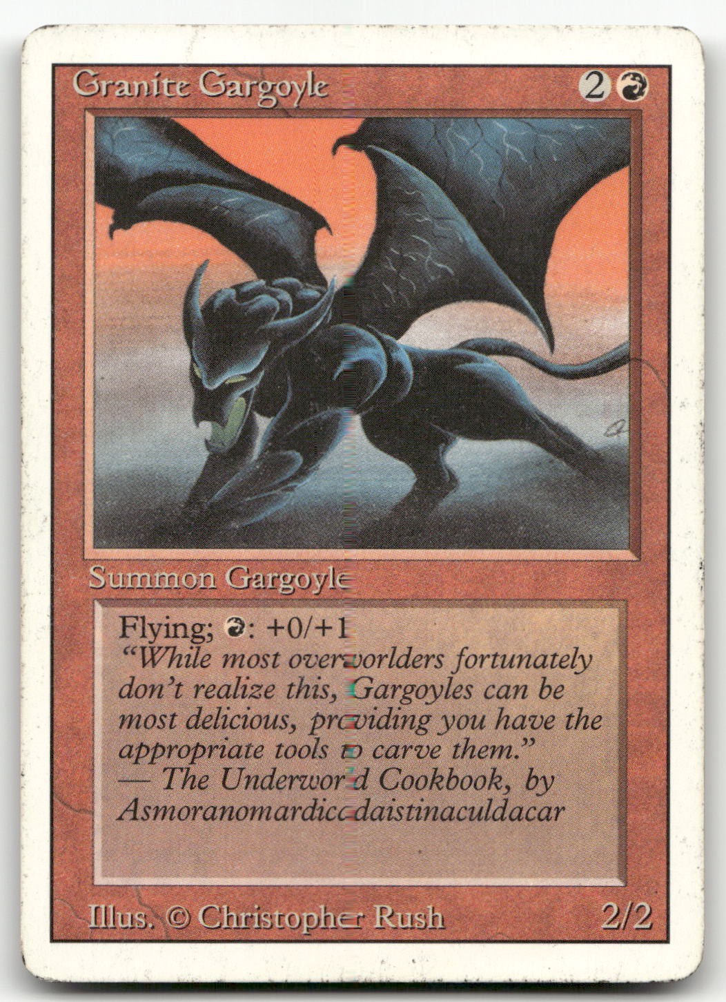 Granite Gargoyle (HP) Revised Edition 3ED Magic MTG